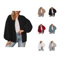 thumbnail image 1 of Bomber Jacket for Women 2025 Fall Long Sleeve Lightweight Zip Up Casual Jackets with Pockets Outerwear, 1 of 6