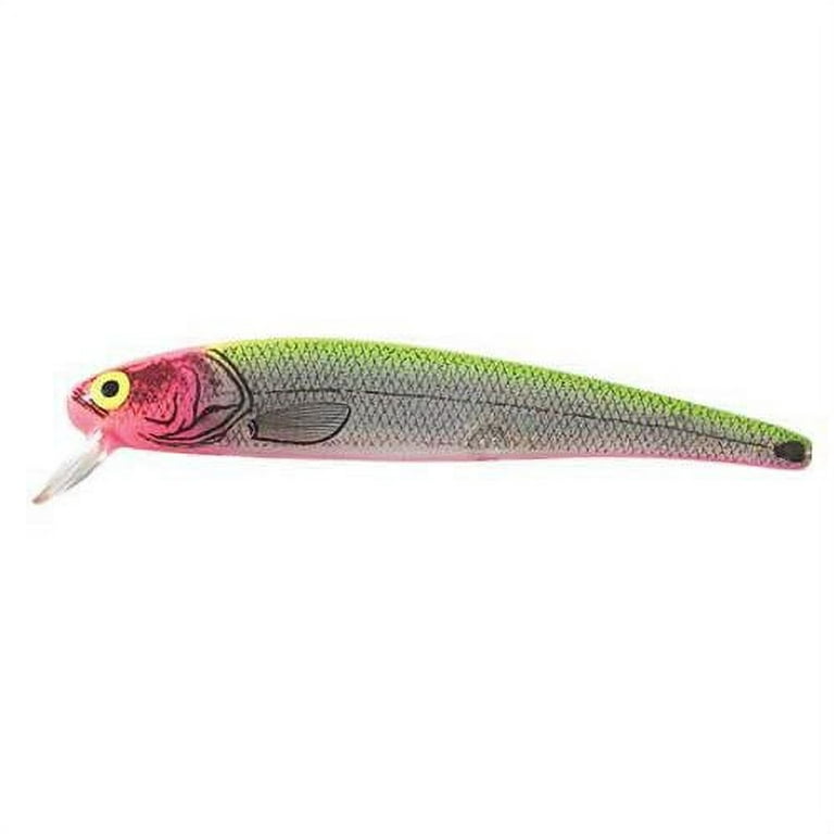 Bomber Long A 3/8 Silver Insert/Chartreuse Pink