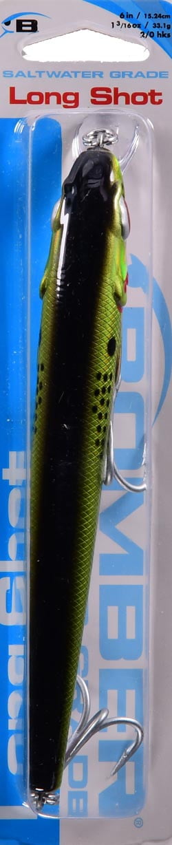 Bomber Long Shot Minnow Crankbait 6" Menhaden 1 3/16 oz.