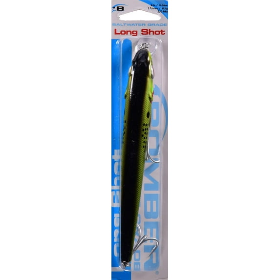 Bomber Long Shot Minnow Crankbait 6" Menhaden 1 3/16 oz.