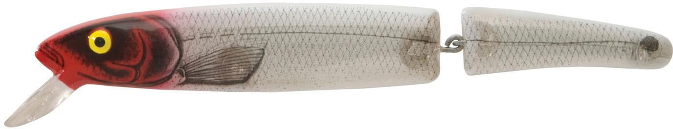 Bomber Magnum Jointed Long A Crankbait 7" Silver Flash Red Head 1 7/8 oz.