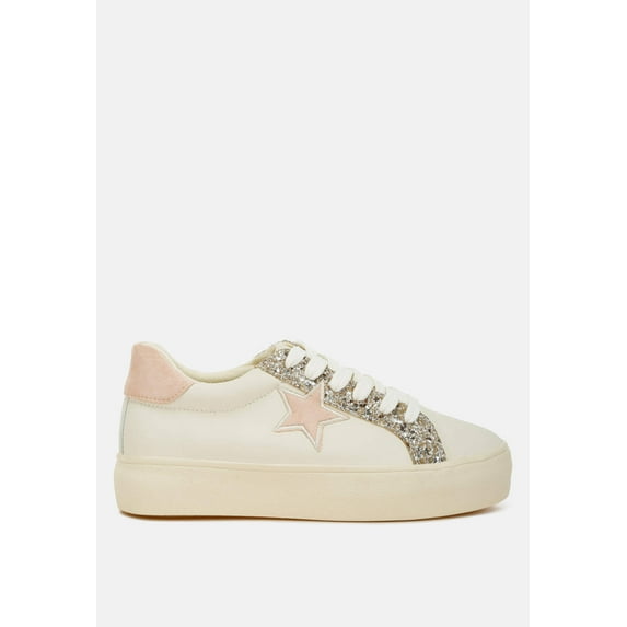 Bomber Metallic Star Glitter Sneakers