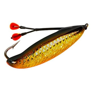 H&H Tackle Redfish Weedless Spoon Fishing Lure, Gold, 0.25 oz, HRWS14-02