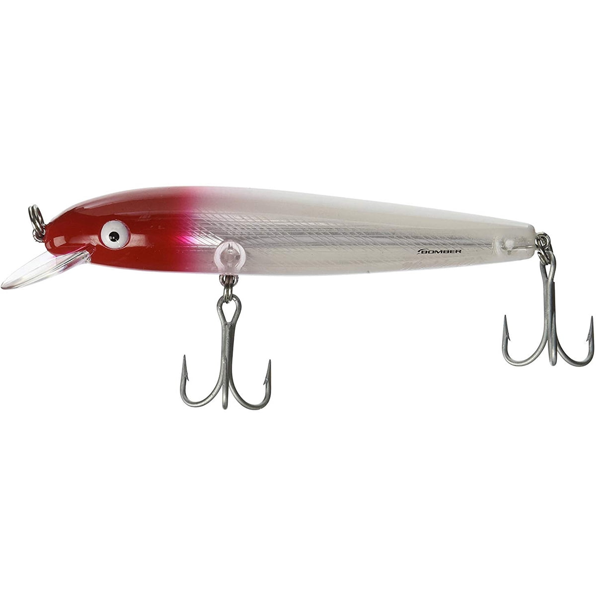 Bomber Saltwater Wind-Cheater 3/4 oz Fishing Lure - Silver/Redhead