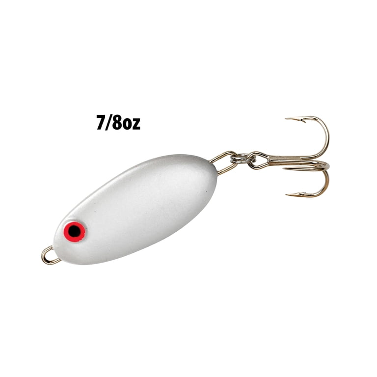 Bomber Slab Fishing Spoons 1 3/4" White 7/8 oz. Bomber Slab Fishing Spoons 1 3/4" White 7/8 oz.