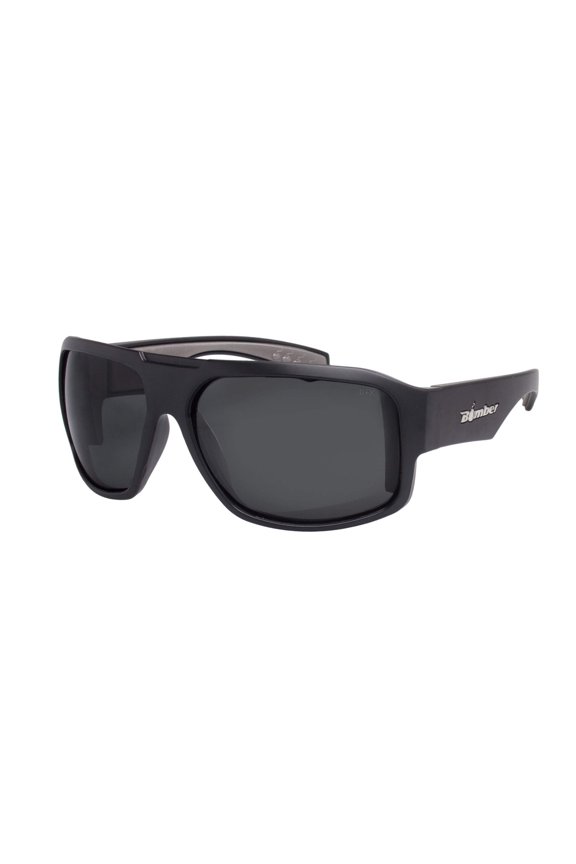 Sunglasses Mega Bomb Matte Black Frm / Smoke Pc Safety Lens / Gray Foam