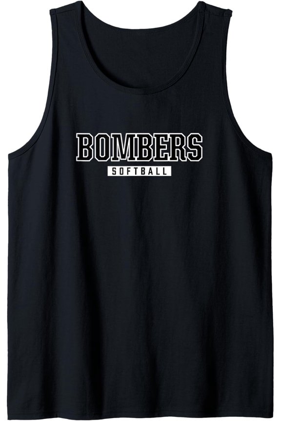 Bombers Richland High School Softball Tank Top Size S-3XL