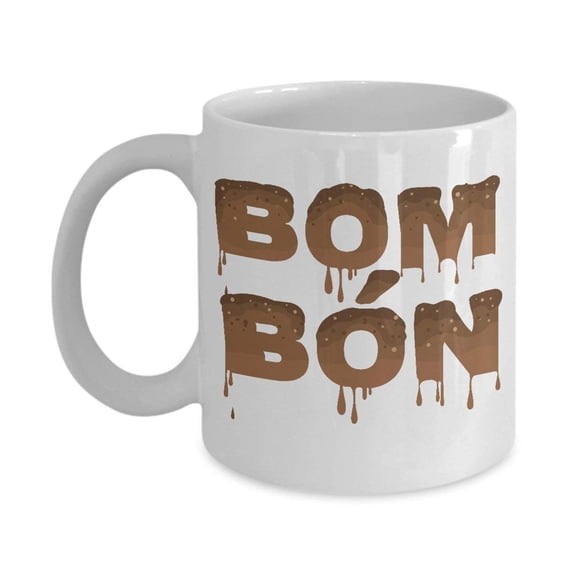 Bombon Coffee & Tea Gift Mug for Spanish Speaking People, Mexican and Hispanic Women
