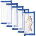 thumbnail image 1 of Bombrooster 5 Pack Transparent Fishing Lure Wraps – Protect & Organize Crankbaits, Swimbaits – Hook-and-Loop Closure for Fishing Rods & Poles, Blue, 1 of 7