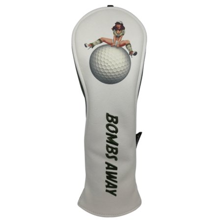 Bombs Away! Embroidered Pinup Hybrid Headcover by ReadyGOLF