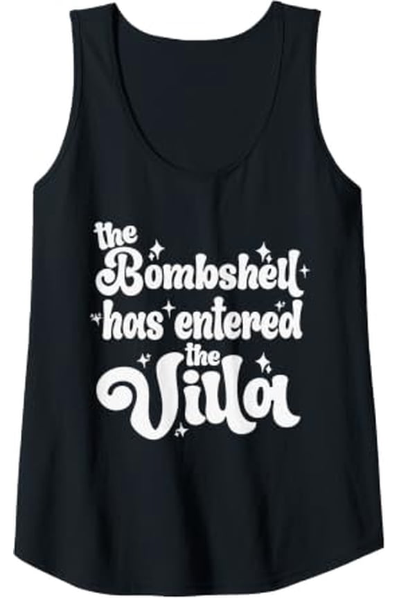 Bombshell Villa Summer Dating Style Tank Top Size S-3XL