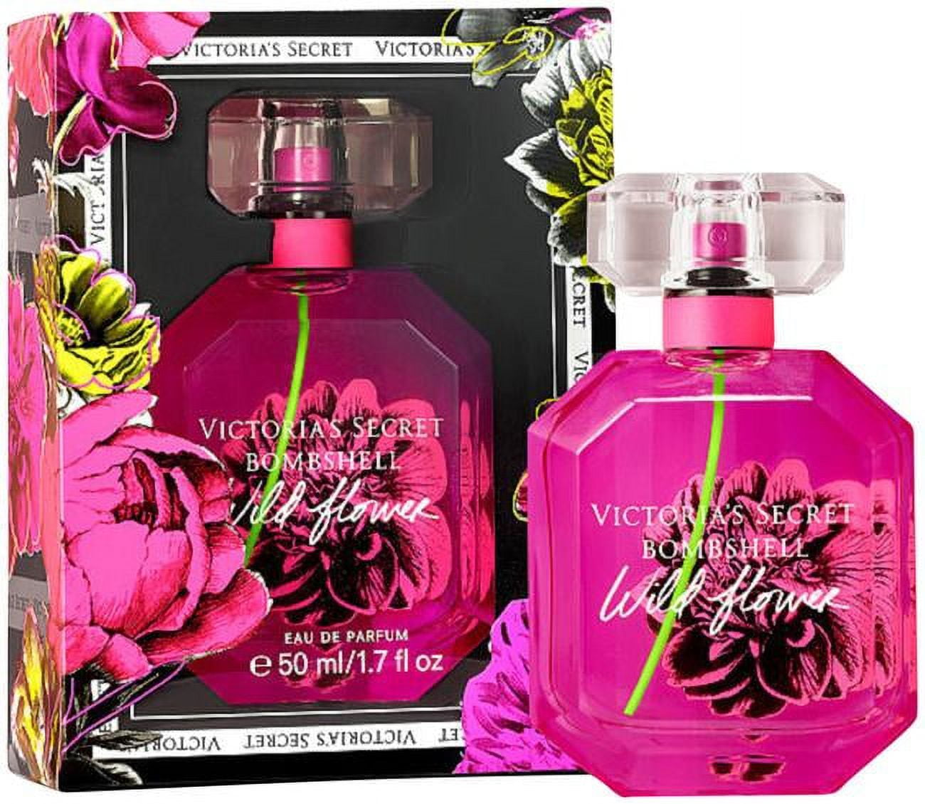 Bombshell Wild Flower by Victoria's Secret Eau De Parfum Spray 3.4 oz 100  ml For Women 