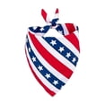 thumbnail image 1 of Bomd American Flag Dog Bandanas, Triangle Reversible 4th Of July Pet Scarf, Premium Durable Fabric, Patriotic Headwear For Boy And Girl Dogs, Fit Small Medium Large And Extra Large Breeds（C）, 1 of 6