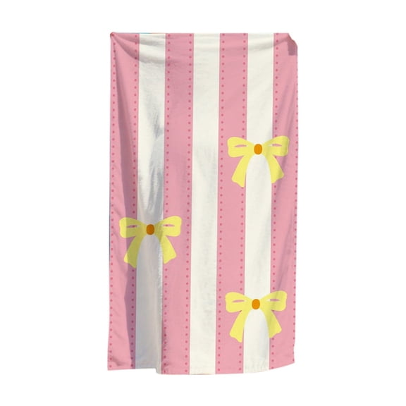 Bomd Colorful Beach Towels 59x29.5 Inch Cabana Stripe Colorful Pool Towel Microfiber Absorb Water Travel Towels for Women Girls Bachelorette Beach Swimming Party Gifts