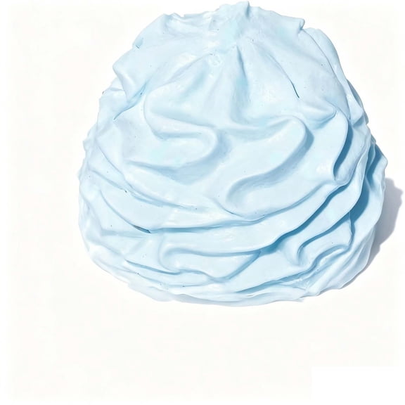 Bomd Cream Roll Squishies Toy, Realistic Slow Rising Cake Squeeze Toy, Soft Sticky Silicone Fidget, Comfortable to Squeeze, Stress Relief, Personal Collection, Comes With 1 Piece,Blue