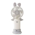 thumbnail image 1 of Bomd Cute Portable Handheld Mini Fans, USB Rechargeable Personal Fan for Women, Battery Operated Small Kawaii Hand Held Fan for Travel/Camping/Outdoor/Home/Office (White), 1 of 7