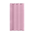 thumbnail image 1 of Bomd Fabric Shower Curtain, No Hooks & Liner Needed, Soft Waterproof Hotel Style Cloth Curtain, Reusable & Machine Washable Design with Built-in Hooks, Pink, Standard Size 72x52 Inch, 1 of 6