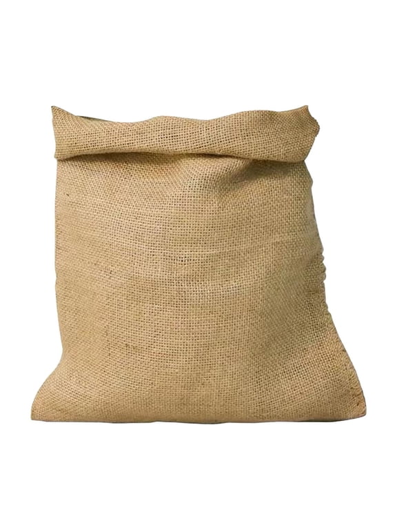Gunny Sack, 40x24in Natural Jute Potato Sacks, Reusable Root Vegetable Storage Bags, Strong Race Bags for Kids, Perfect Birthday Party Game