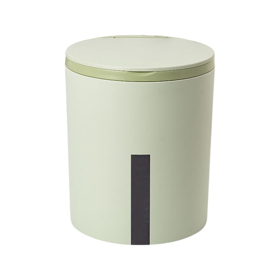 Bomd Mini Trash Can for Desk with Pop Up Lid,Plastic Tiny Trash Can for Desk, mini Desk Trash can with Lid,Small Counter Garbage Bin with for Bathroom,Office(Green)