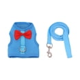 thumbnail image 1 of Bomd Rabbit Harness And Leash Set, Cute Bow Soft Breathable Mesh Bunny Vest Harness, Adjustable Escape-Proof Walking Gear For Rabbits, Kittens, Ferrets, Puppies And Small Pets (Blue), 1 of 6