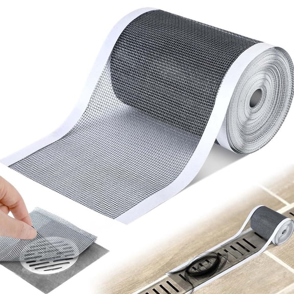 Bomd Strong Adhesive Screen Repair Tape, Window Screen Repair Kit, Fiberglass Mesh Screen Repair Kit for Window and Door, Self-Adhesive Patch for RV, Tent, Pool, Patio (2.8 IN*16.4 FT)