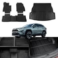 thumbnail image 1 of Bomely Liners, Odourless, Front And Trunk Floor Mats, Fits Toyota - Black 4 Pieces, 1 of 9