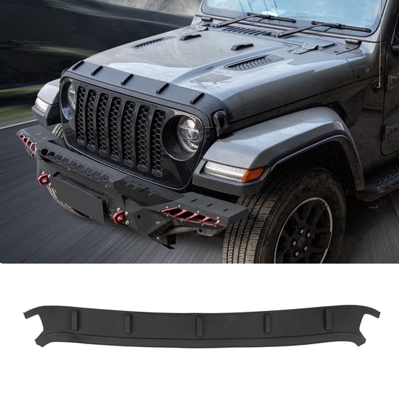 Bomely Tpe Hood Bug Deflector Guard, Fits 2020+ Jeep Wrangler JL & Gladiator JT 18+ &  2025 2026 Gladiator Wrangler, Front Hood Protector Shield