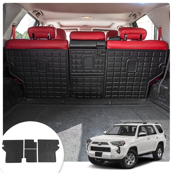 Bomely, Trunk Floor Mat, Fits 2010-2023 Toyota 4Runner -Black 5 Piece
