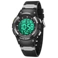thumbnail image 1 of Bomieux Kids Watch Digital Watch for Boys Multifunctional Sports Watch with EL-Backlight, Stopwatch,Alarm,Date,Week,Silicone Strap Waterproof Watches Gift for Boys Girls, 1 of 8