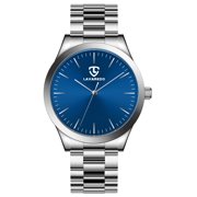 Bomieux Mens Watch, Classic Minimalist Mens Quartz Watch Waterproof Watch with Stainless Steel Band Business Dress Mens Watch-Best Gift for Men