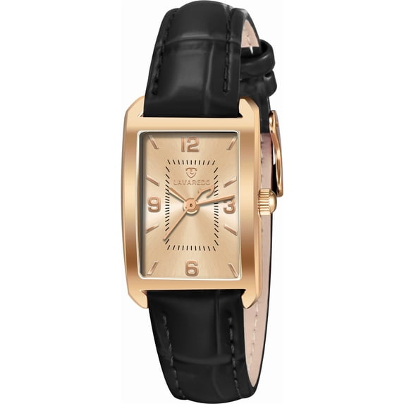 Bomieux Watches for Woman Dainty Elegant Womens Watches with Leather Strap Classic Vintage Retro Square Ladies Quartz Watches Gifts for Women