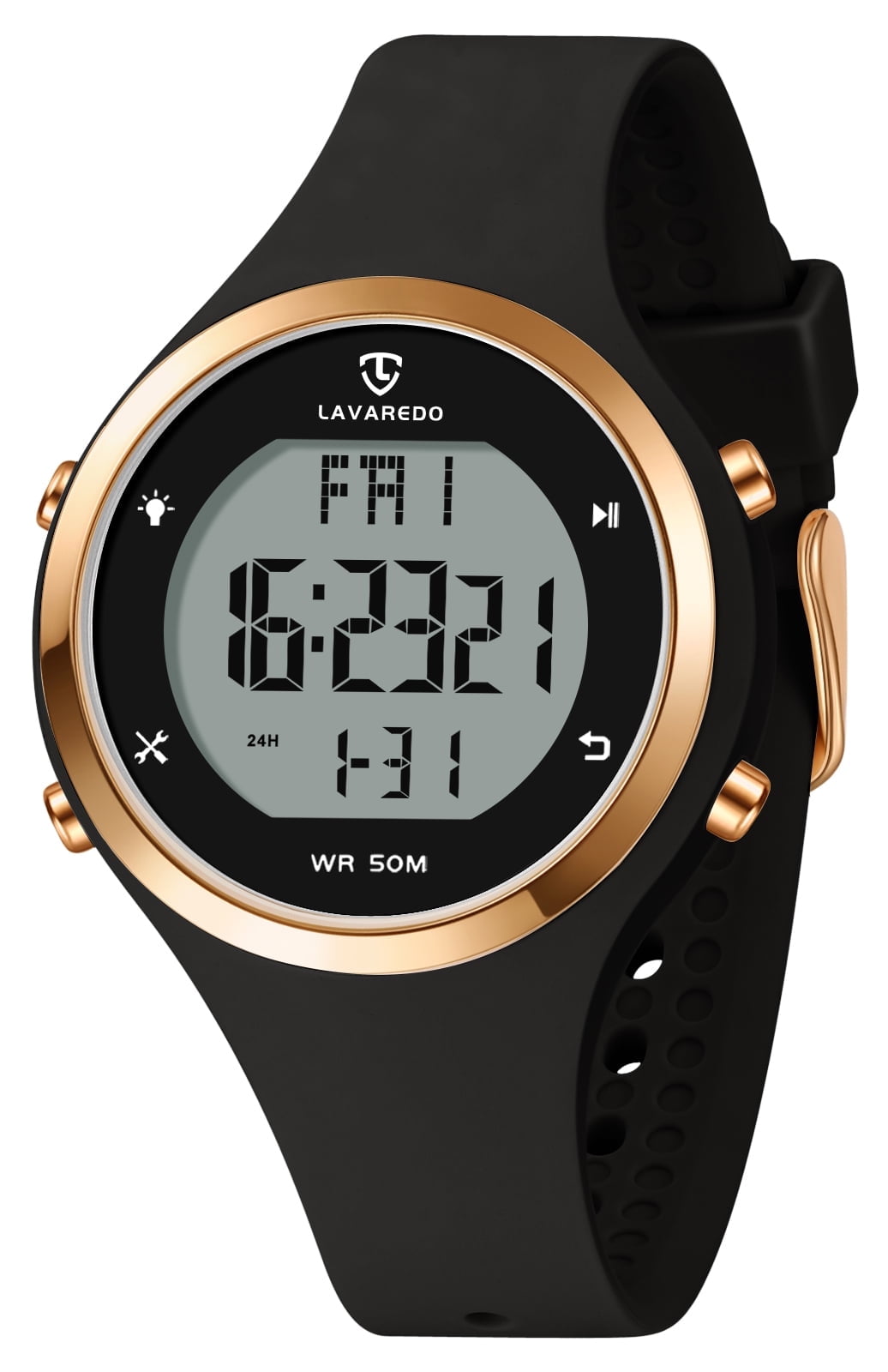 特別価格Timex TW5M29300 DGTL Women's Digital 28mm Black Resin Strap Watch好評販売中