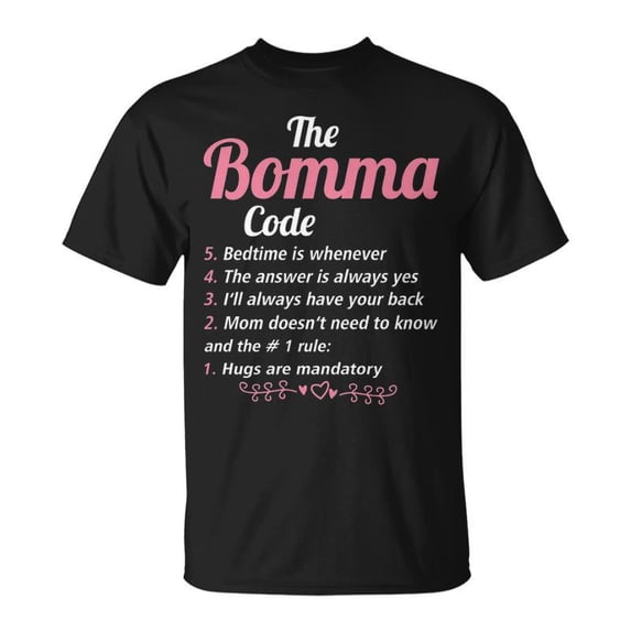 Bomma Grandma The Bomma Code TShirt - Walmart.com