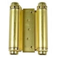 thumbnail image 1 of Bommer 30297 3000 Series 7" Square Corner Mortise Double Action Spring Door Hinge - Brass, 1 of 1