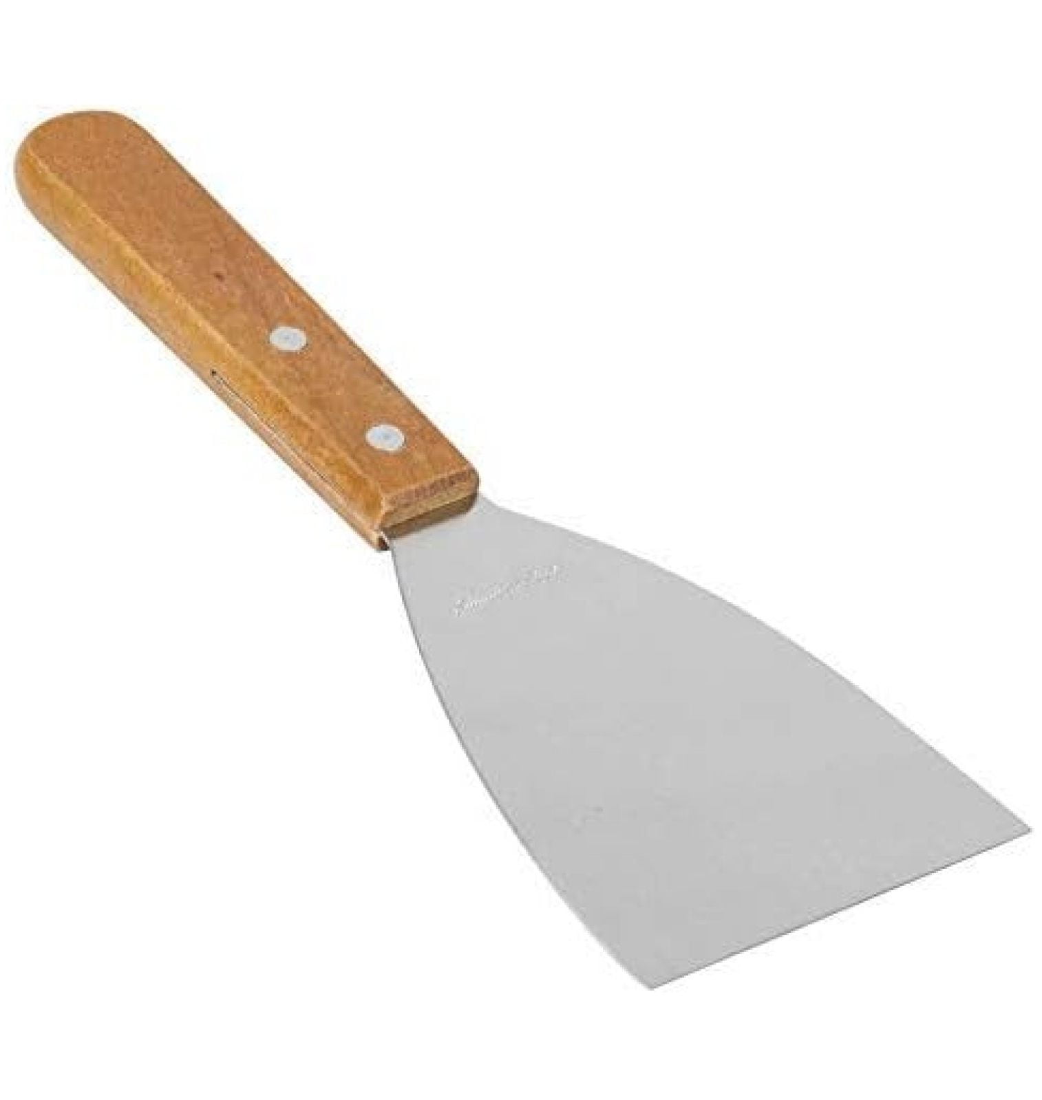Bomrokson 8Inch Grill Scraper with 3Inch Blade, Stainless Steel Slant