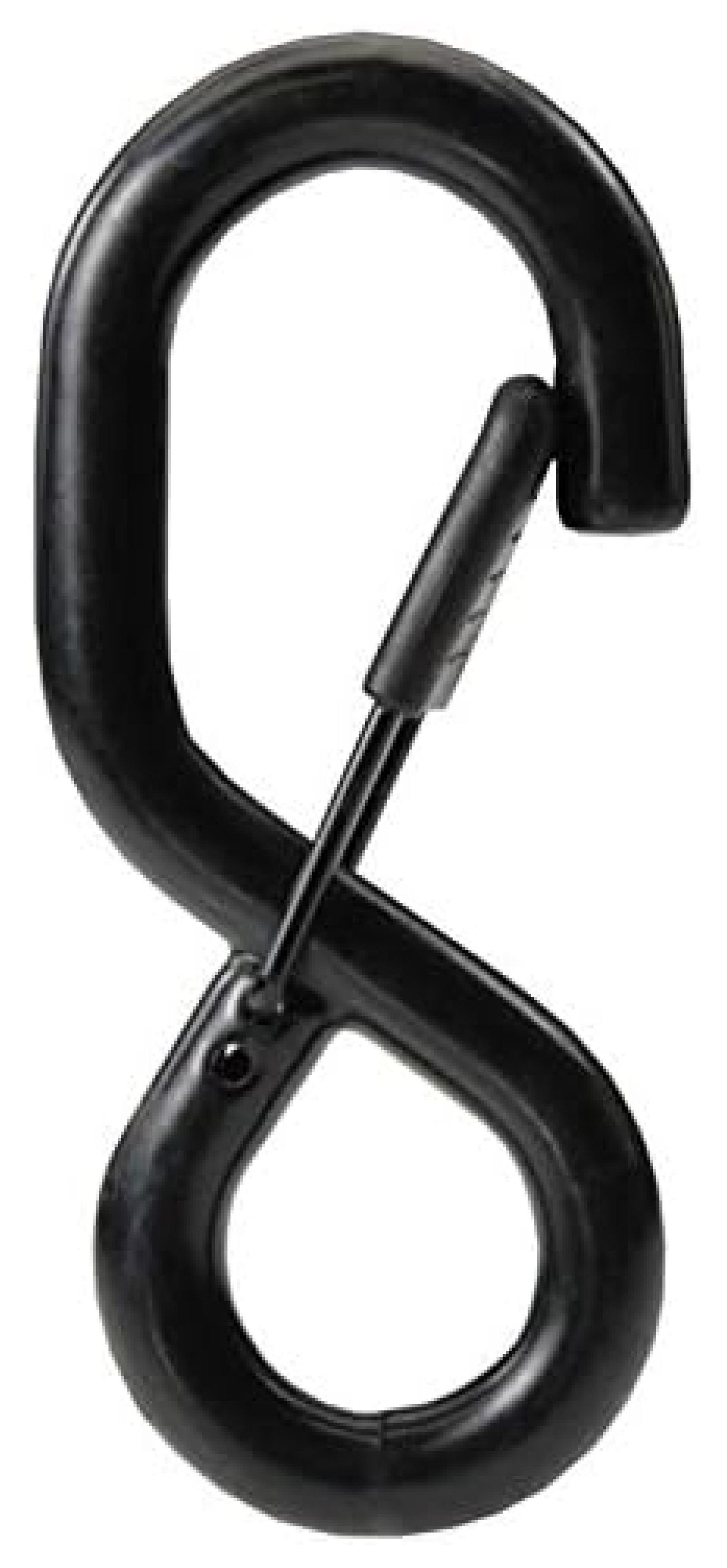 Bomrokson Heavy Duty Black Vinyl Coated SHook w/Keeper