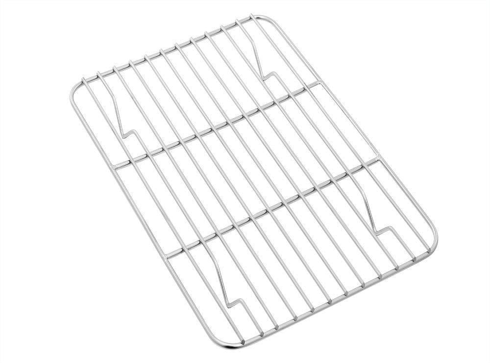 Bomutovy Cooling Rack for Baking Cooking Roasting Oven Use, 1Piece Stainless Steel 8.6'' x 6.3