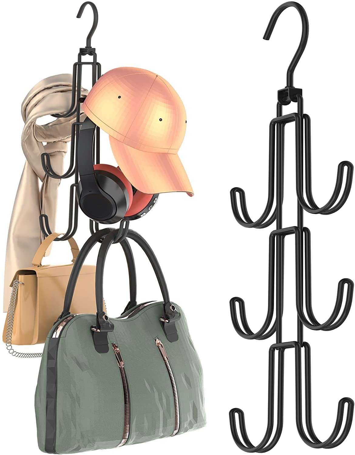 Amazon.com: AmYoYo Purse Hook for Table Hanger Bag Holder Portable Handbag  Hooks Foldable Closet Organizer Restaurant Desktop Clip Hook : Clothing,  Shoes & Jewelry