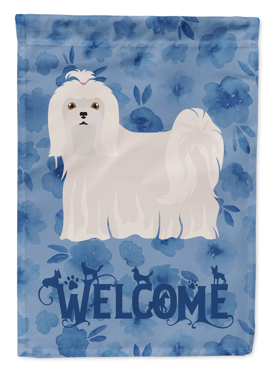 Maltese Welcome Flag Canvas House Size