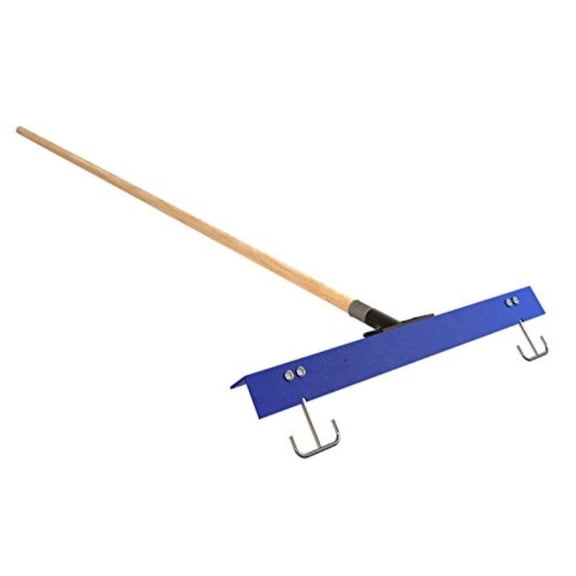 Bon Tool 12-689 Gauge Rake W/Sleds - 24"- 5' Wood Handle Threaded