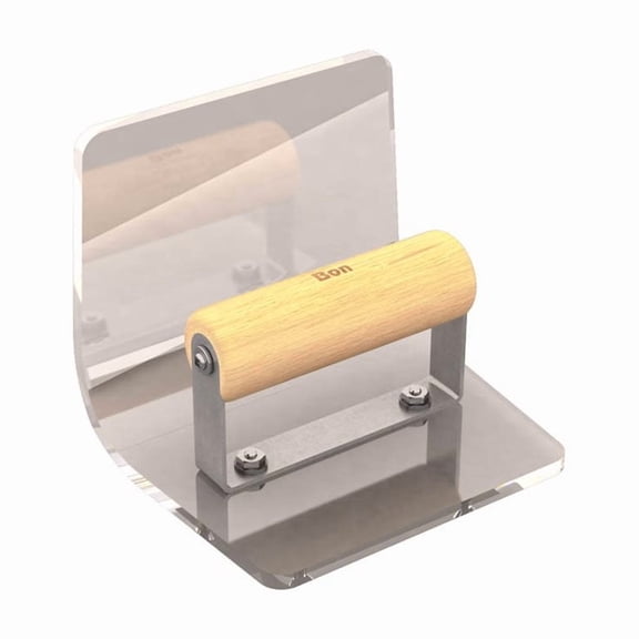 Bon 12-697 Step Tool - Plex Inside 6-inch X 5-inch - 1 1/2-inch Radius Wood Handle