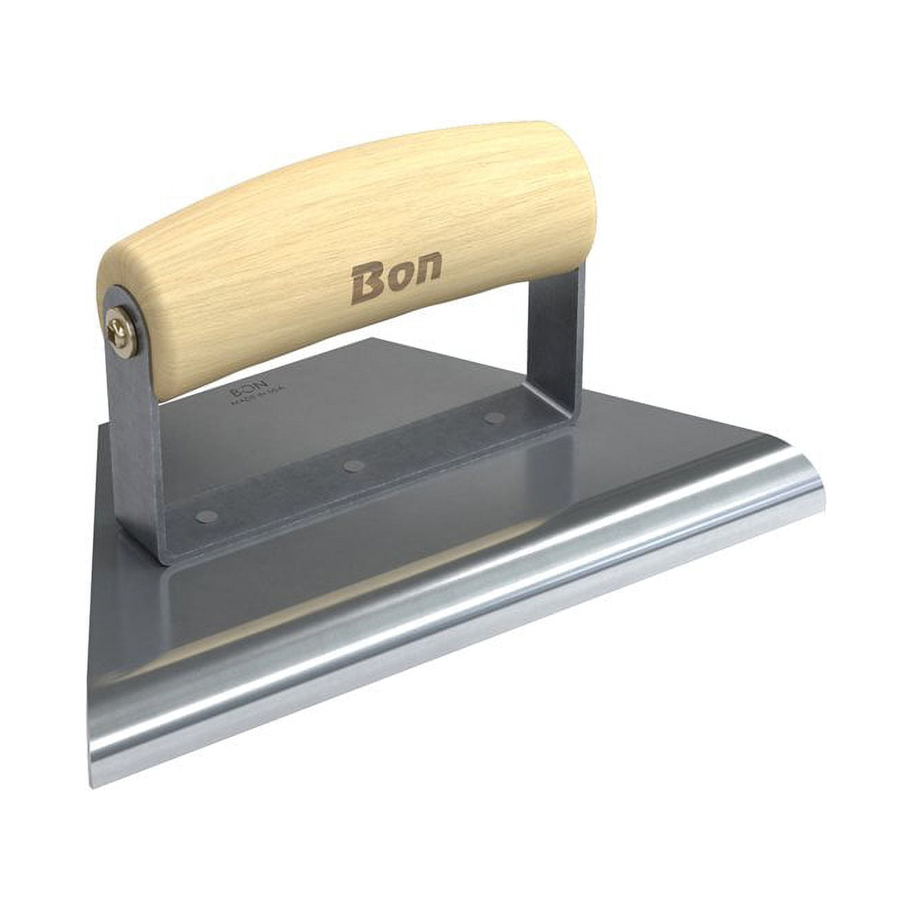 Kraft Tool CF650 Curb and Gutter Tool 1-1/2-Inch Radius with Wood Ha