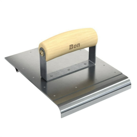 Bon 12-883 Edger/Groover - 6-inch X 8-inch - 1/4-inch Bit - 1/2-inch Radius Wood Handle