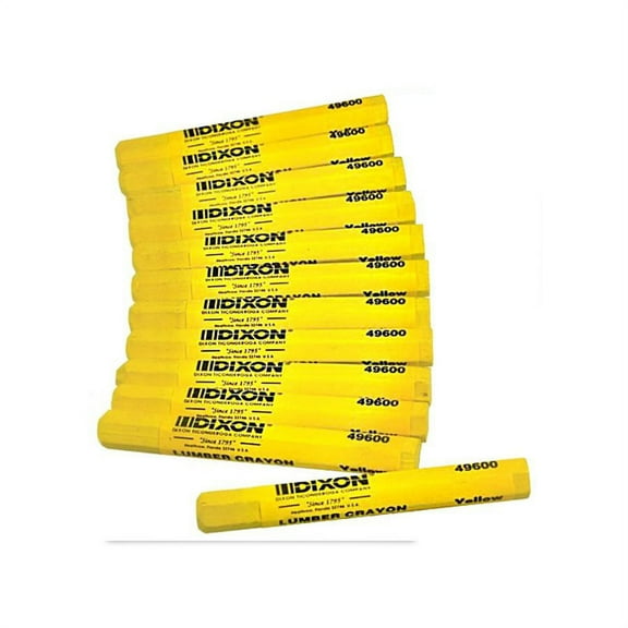 Bon 14-254 Crayon - Yellow (12/Pkg)