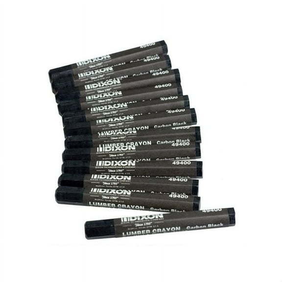 Bon 14-491 Crayon - Black (12/ Pkg)