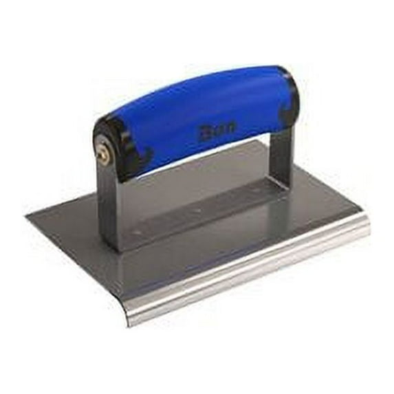 Bon 62-449 Edger -Stainless Steel 6-inch X 4-inch - 3/8-inch Radius X 1/2-inch Lip Comfort Grip Handle