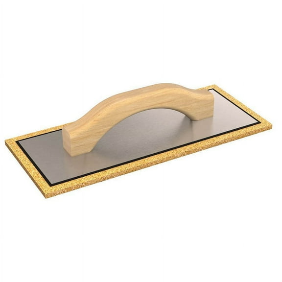 Bon 83-116 Cork Float - 5-in. X 12-in. X 1/4-in. - Wood Handle