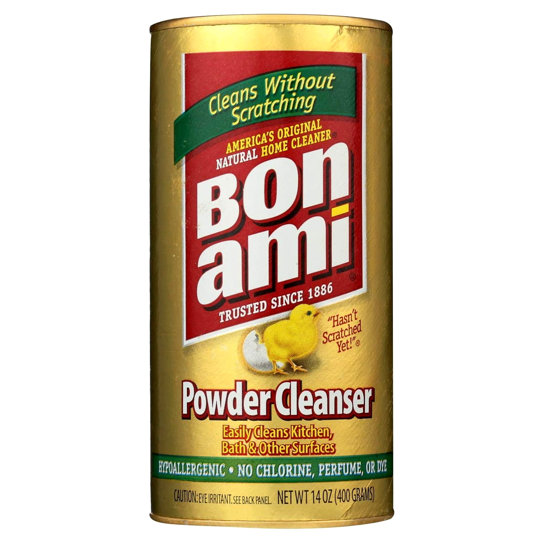 Bon Ami Limpiador Multiusos en Polvo para Pulir, Limpiar, y