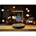 thumbnail image 1 of Bon Appetit 3D Engraved Crystal 3D Engraved Crystal Keepsake/Gift/Decor/Collectible/Souvenir, 1 of 6