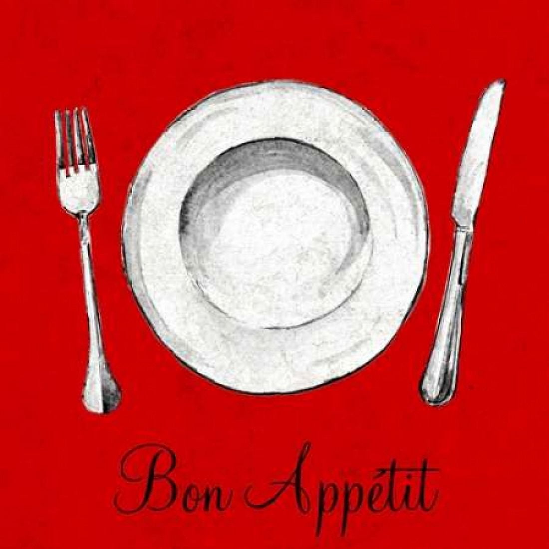 Bon Appetit Canvas Art - Gina Ritter (24 x 24)